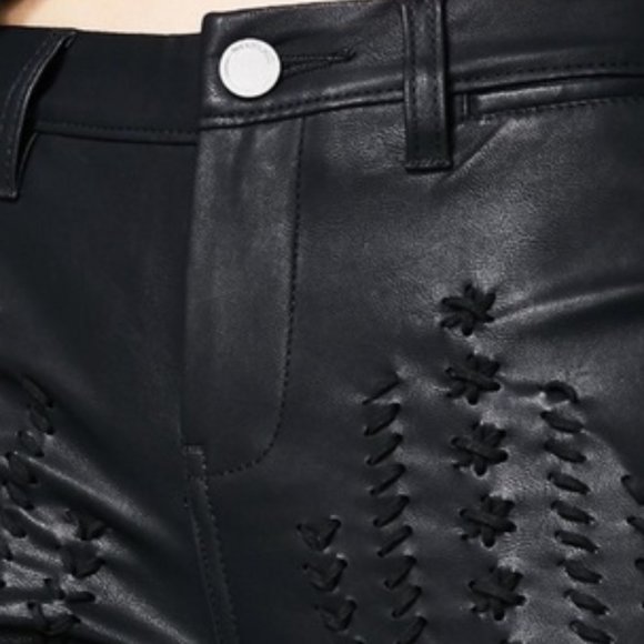 💥HOT ITEM💥Black Lace Up Skinny Leather Pants - Picture 10 of 15